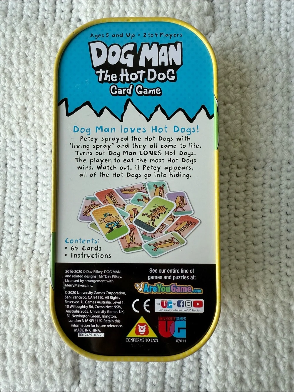 Dog Man The Hot Dog Card Game